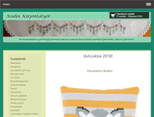 Tablet Screenshot of kodinkirjontatyot.fi
